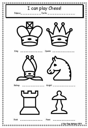 Pin on Chess Worksheets