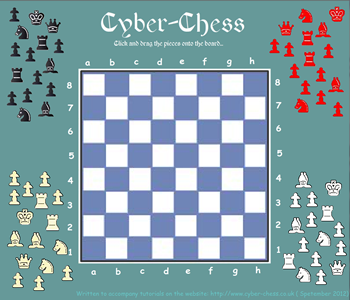 Cyber-chess Beginner's Level: a chess tutorial site designed for children  (and the young in mind) who want to learn how to play chess